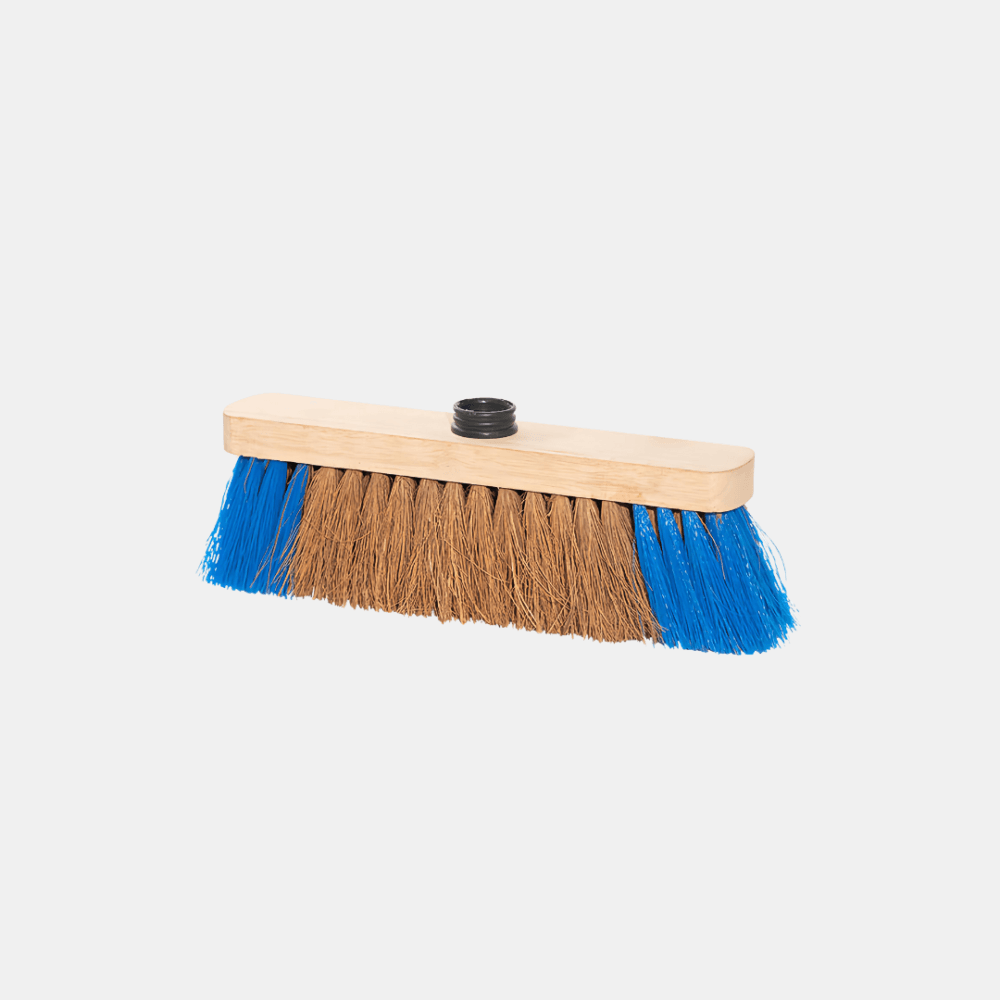 Sweeping Broom – Dual Fiber (Natural Coco & Blue PP Fiber)