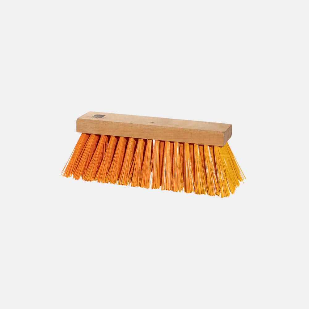 Street Broom – Orange PET Fiber