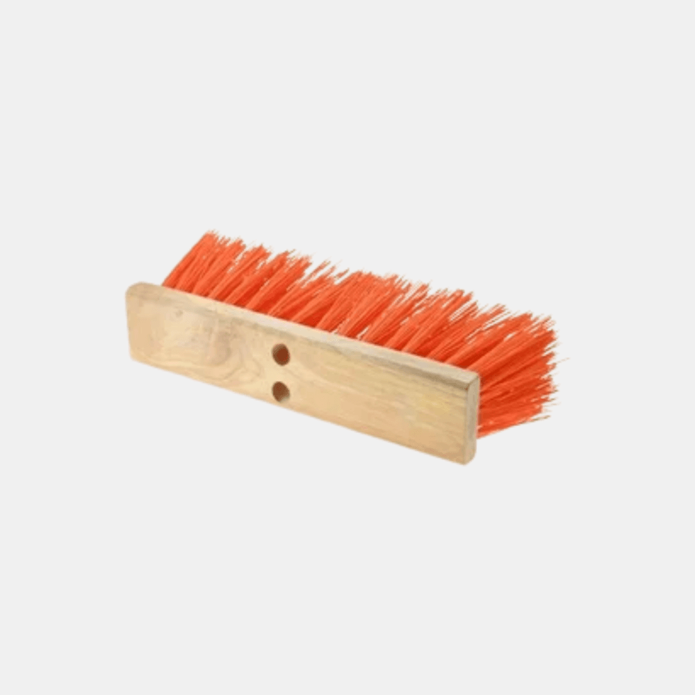 Street Broom – Orange PET Fiber - Image 2